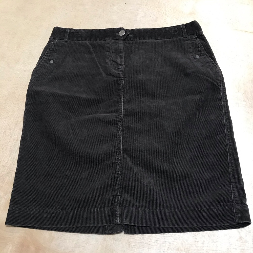 J.Crew Black Stretch Mini Skirt Casual Cotton Skirt Size 8